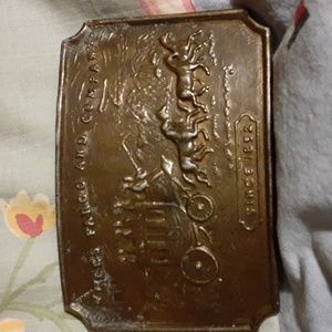 Wells Fargo & Co Coach  Brass Buckle